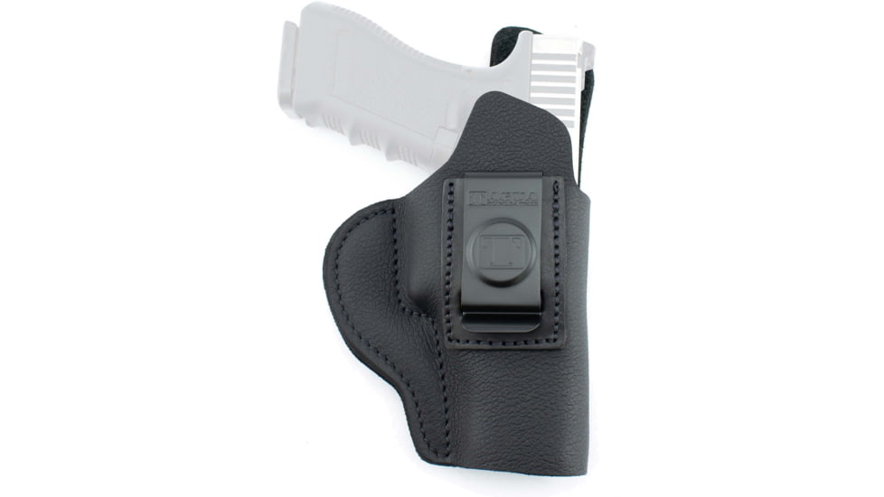 Texas 1836 Soft Leather IWB Holster, Right Hand, Most .380 Small Frame Pistols 2.75in, Smith &amp; Wesson M&amp;P Bodyguard 380, Black, TX-SOFT-720