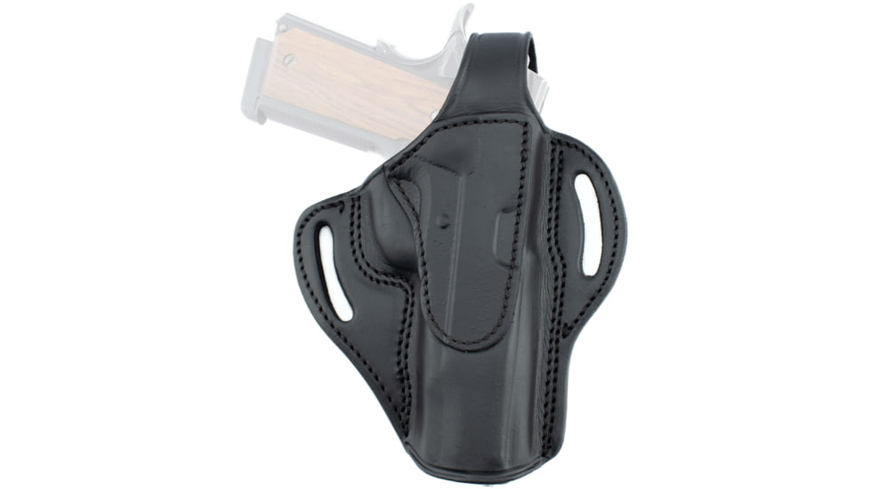 Texas 1836 Standoff - Thumb Break OWB Holster, Left Hand, Smith &amp; Wesson M&amp;P 9 Shield, Smith &amp; Wesson M&amp;P 40 Shield, SIG Sauer P365, Black, TX-BH1-1011
