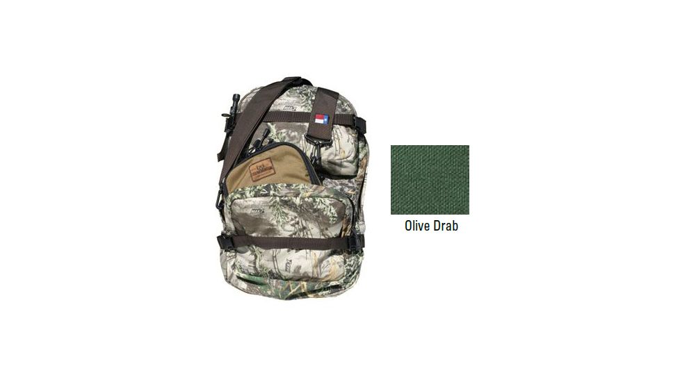Texas Hunt Co T.H.E. Pack w/3-Pocket Design, OD Olive Drab 200190102 