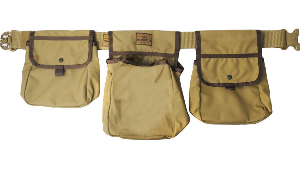 Texas Hunt Co Wing Shooter Bag with Belt, CYB Coyote Brown 200260111 