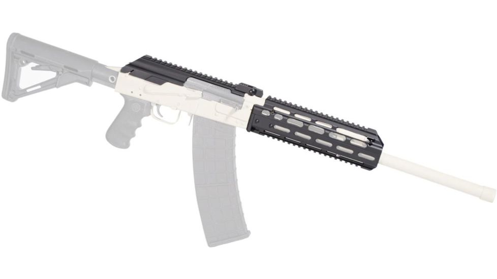 Texas Weapon Systems Gen-3 Dog Leg Scope Rail w/Hinge Base &amp; Quick Release, Saiga-12, Black, 35518