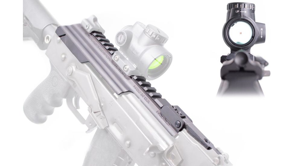 Texas Weapon Systems Gen-3 Handguard w/Dog Leg Scope Rail, AKM/AK-47/AK-74, Black, 35510