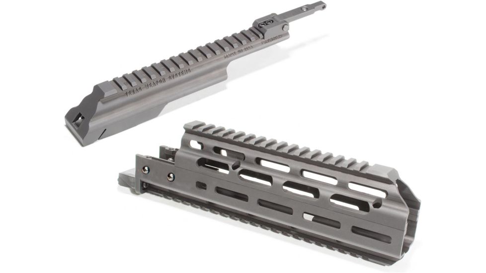 Texas Weapon Systems Gen-3 Handguard w/Dog Leg Scope Rail, AKM/AK-47/AK-74, Black, 35510
