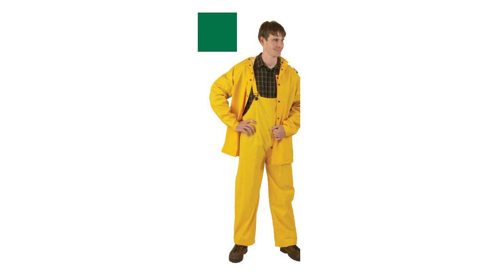 Texsport Rainsuit, Laminated Nylon Green 33645TEX