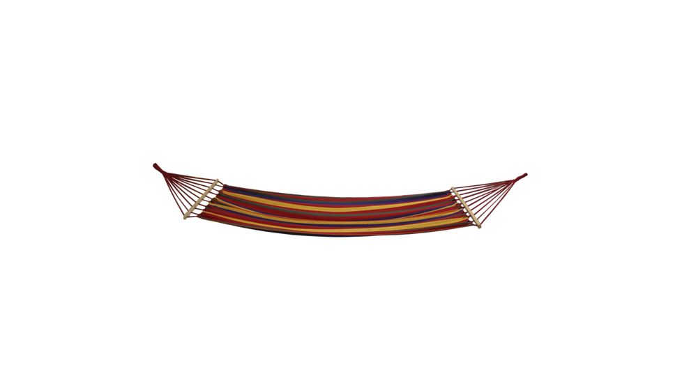 Texsport Red Rainbow Striped Hammock, Key Largo, 250 lb. Capacity 191122