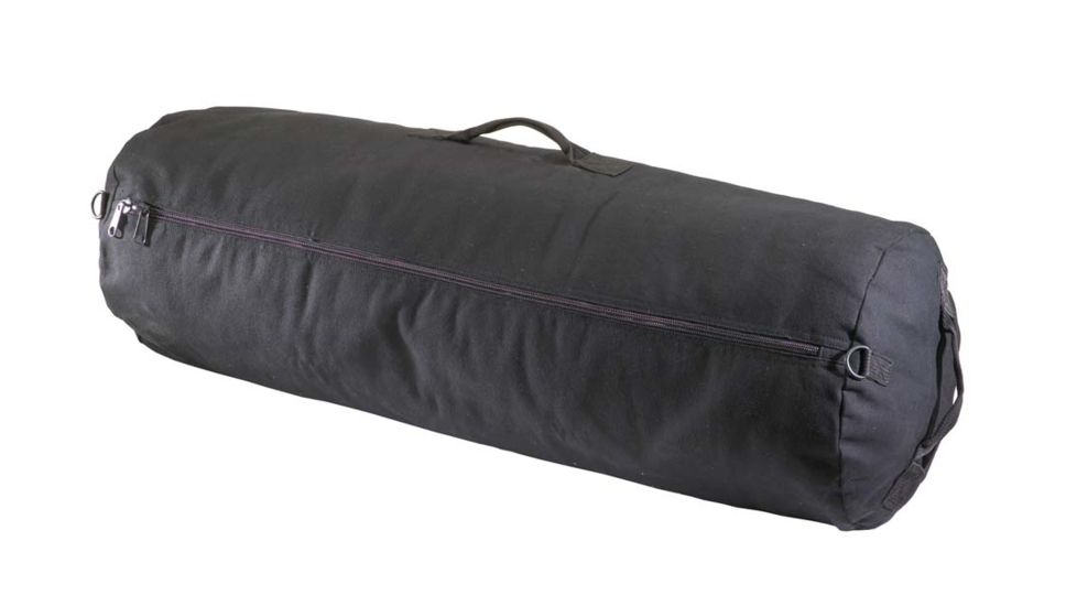 Texsport Zippered Canvas Duffle Bags 50in. x 30in., Black 10431