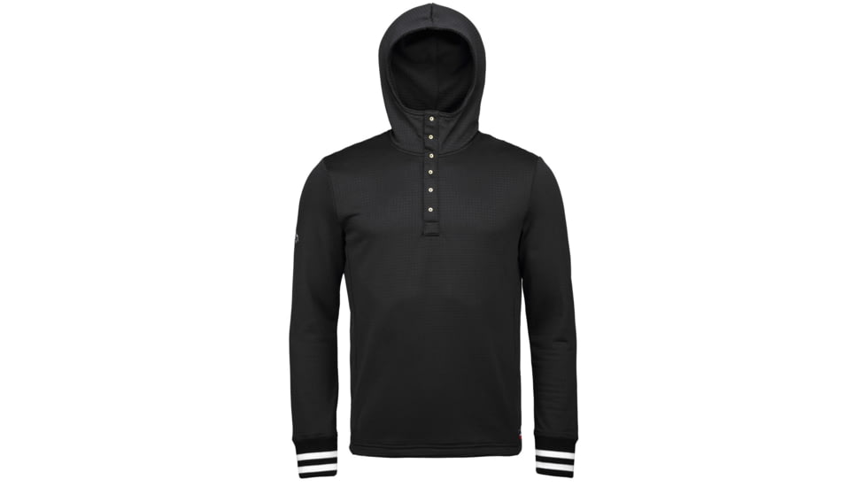 The American Mountain Co. No. 503H Lightweight Moisture Wicking Sweater - Mens-Black-Medium