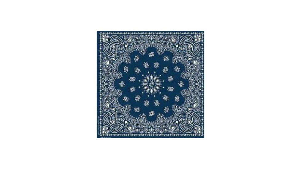 Carolina Manufacturing Western Blue, Western Bandana, BAN-B22PAI-000002