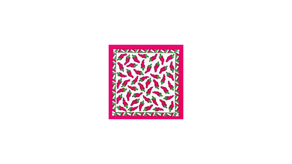 Carolina Manufacturing Deluxe Bandana, Chili Peppers 511659