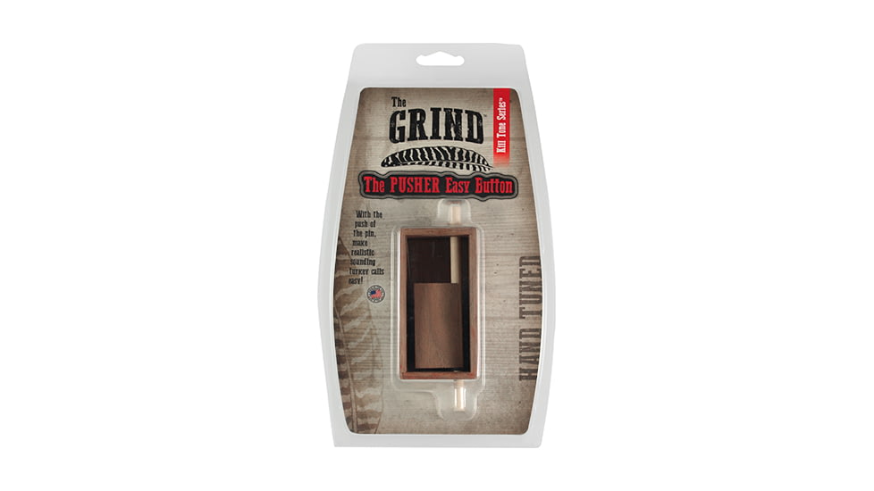 The Grind Outdoors Push Button Call Walnut, Wood, TG8567