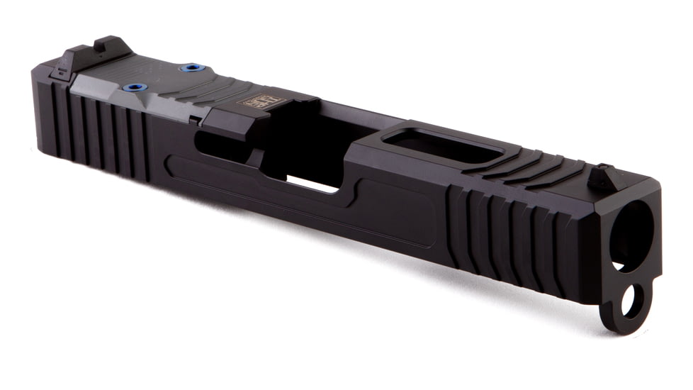 The Gun Company Combat Duty LVL-1 Glock 19 Gen 3 No Side Windows Stripped Slide, Black, TGC-BLK-G3-NW-S