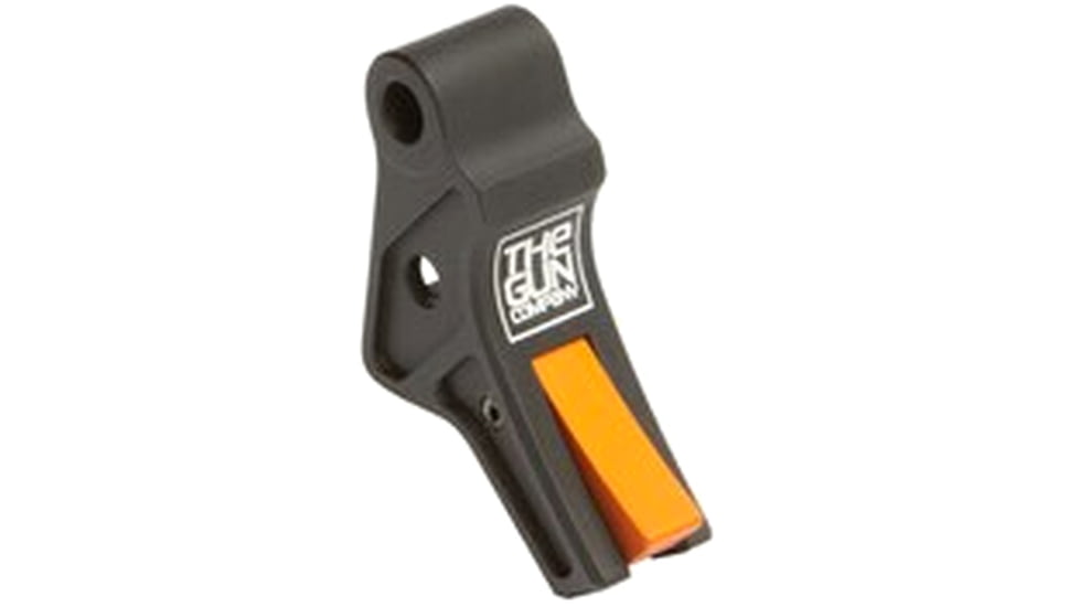 The Gun Company CZ P10S Trigger, Black/Orange, TGC-CZ-TRG-S-BLK / ORG