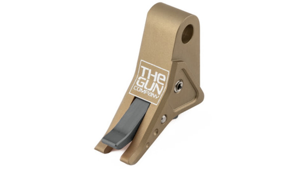 The Gun Company Gen 1-5 SS Trigger, FDE Shoe/Gray Safety, FDE/Gray, TGC-SS-TRG-FDE-GRY