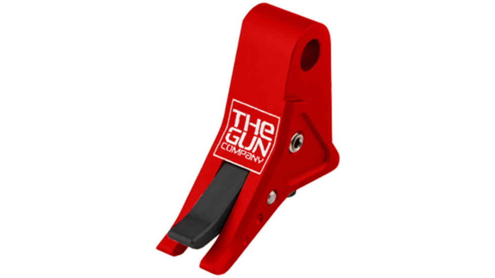 The Gun Company Gen 1-5 SS Trigger, RED Shoe/Black Safety, RED/Black, TGC-SS-TRG-RED-BLK