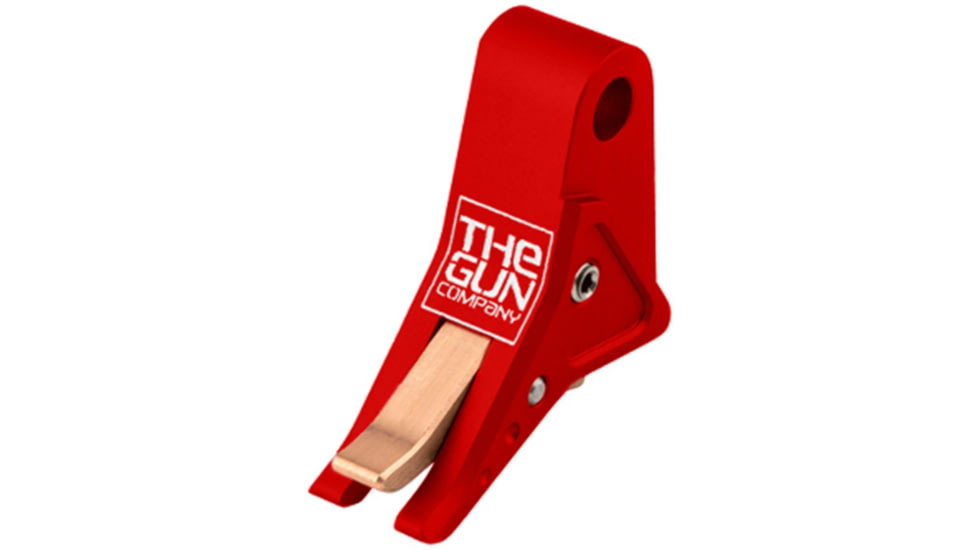 The Gun Company Gen 1-5 SS Trigger, RED Shoe/Copper Safety, RED/Copper, TGC-SS-TRG-RED-CPR