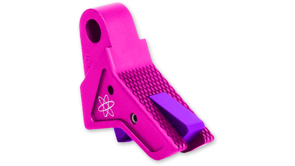 The Gun Company Gen 1-5 TWP Trigger, Pink Shoe/Purple Safety, Pink/Purple, TGC-TWP-TRG-PNK-PRP