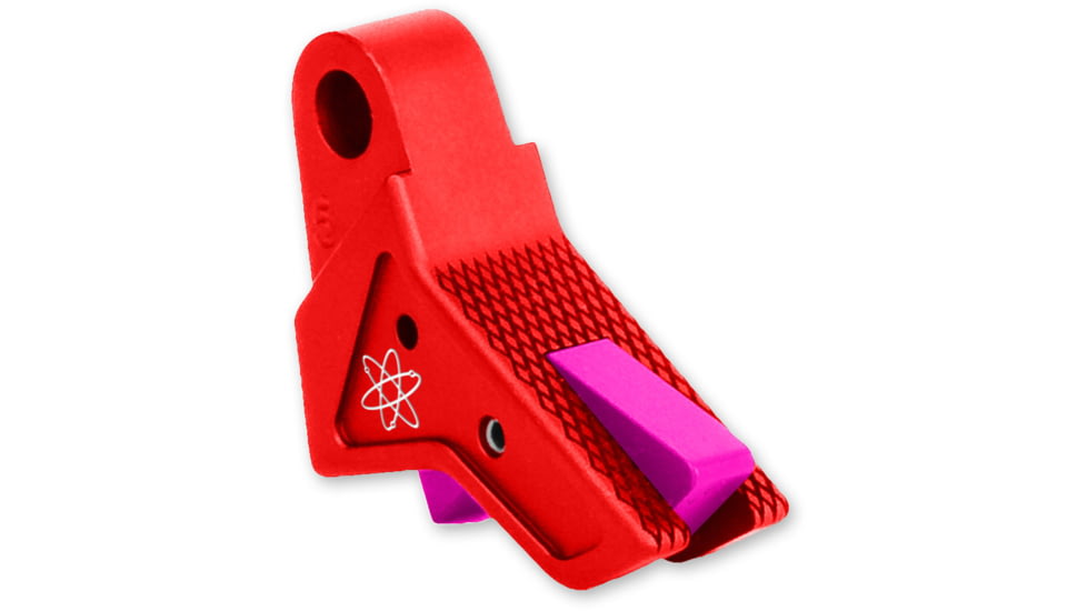 The Gun Company Gen 1-5 TWP Trigger, Red Shoe/Pink Safety, Red/Pink, TGC-TWP-TRG-RED-PNK