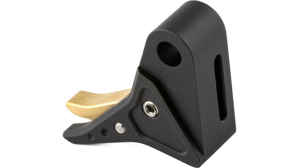 The Gun Company Gen 3/4 SS Trigger, Black Shoe, Brass Safety, TGC-SS-TRG-BLK-BRS
