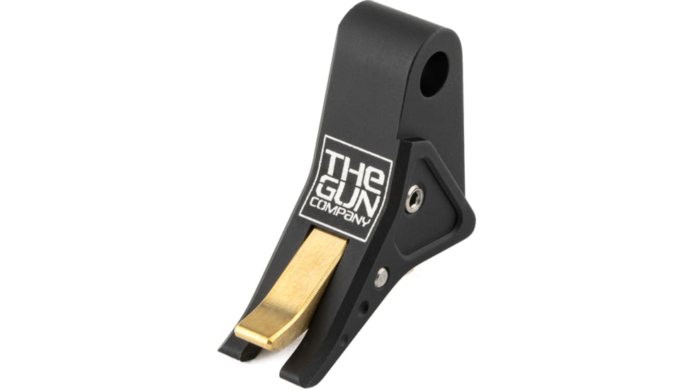 The Gun Company Gen 3/4 SS Trigger, Black Shoe, Brass Safety, TGC-SS-TRG-BLK-BRS