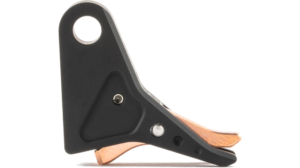 The Gun Company Gen 3/4 SS Trigger, Black Shoe, Copper Safety, TGC-SS-TRG-BLK-CPR