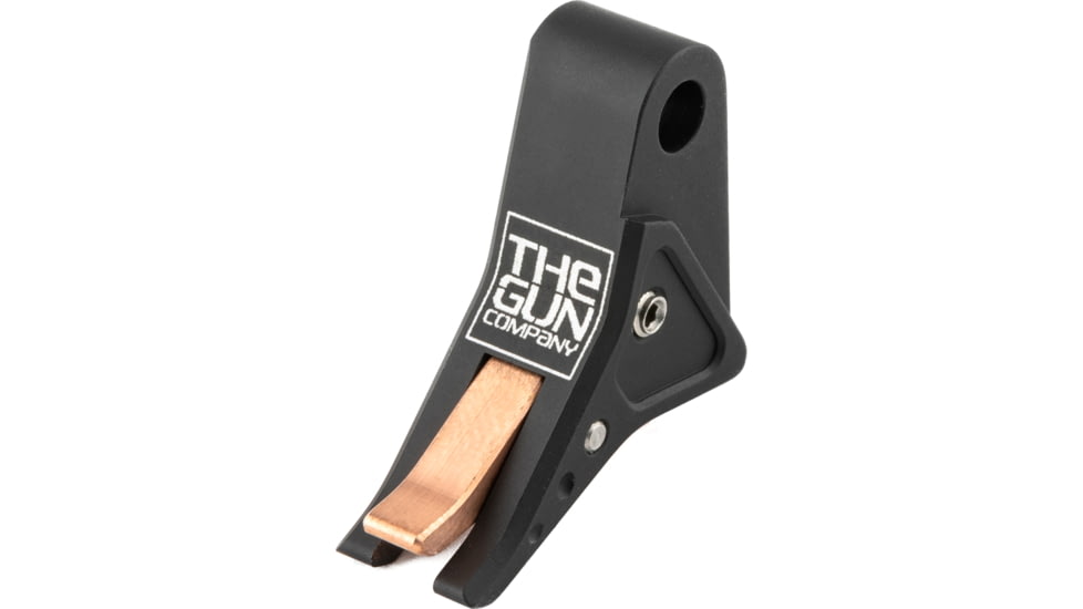 The Gun Company Gen 3/4 SS Trigger, Black Shoe, Copper Safety, TGC-SS-TRG-BLK-CPR