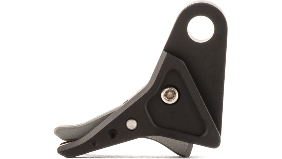 The Gun Company Gen 3/4 SS Trigger, Black Shoe, Gray Safety, TGC-SS-TRG-BLK-GRY
