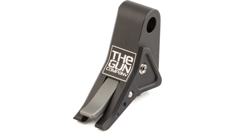 The Gun Company Gen 3/4 SS Trigger, Black Shoe, Gray Safety, TGC-SS-TRG-BLK-GRY