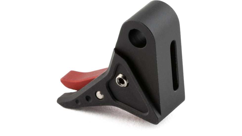 The Gun Company Gen 3/4 SS Trigger, Black Shoe, Red Safety, TGC-SS-TRG-BLK-RED