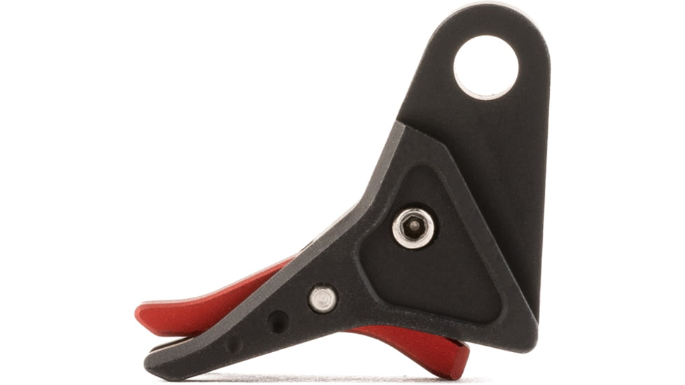 The Gun Company Gen 3/4 SS Trigger, Black Shoe, Red Safety, TGC-SS-TRG-BLK-RED