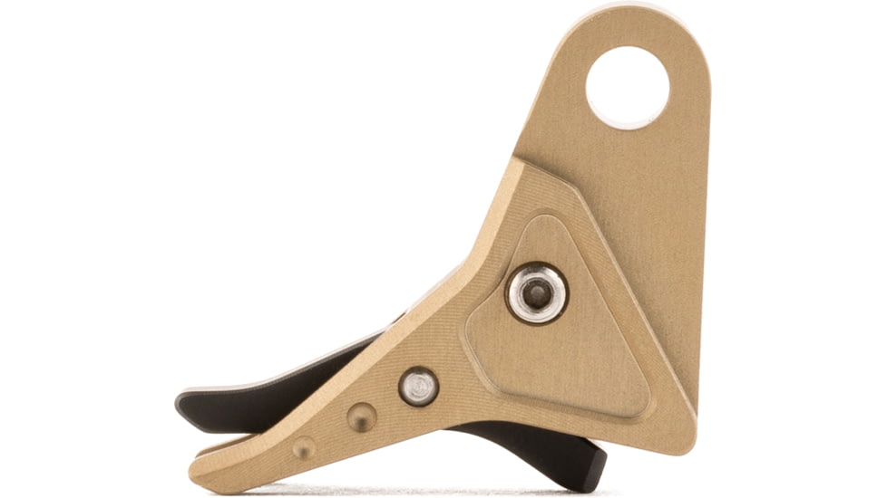 The Gun Company Gen 3/4 SS Trigger, FDE Shoe, Black Safety, TGC-SS-TRG-FDE-BLK