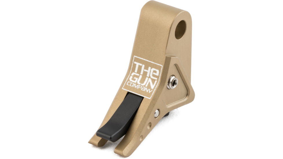 The Gun Company Gen 3/4 SS Trigger, FDE Shoe, Black Safety, TGC-SS-TRG-FDE-BLK
