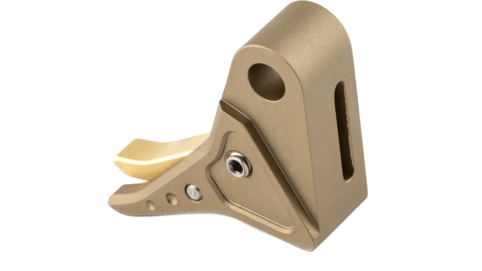 The Gun Company Gen 3/4 SS Trigger, FDE Shoe, Brass Safety, TGC-SS-TRG-FDE-BRS