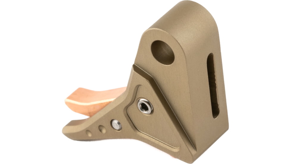The Gun Company Gen 3/4 SS Trigger, FDE Shoe, Copper Safety, TGC-SS-TRG-FDE-CPR