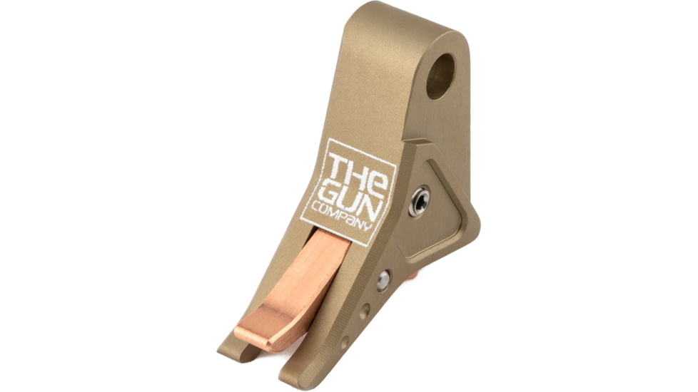 The Gun Company Gen 3/4 SS Trigger, FDE Shoe, Copper Safety, TGC-SS-TRG-FDE-CPR