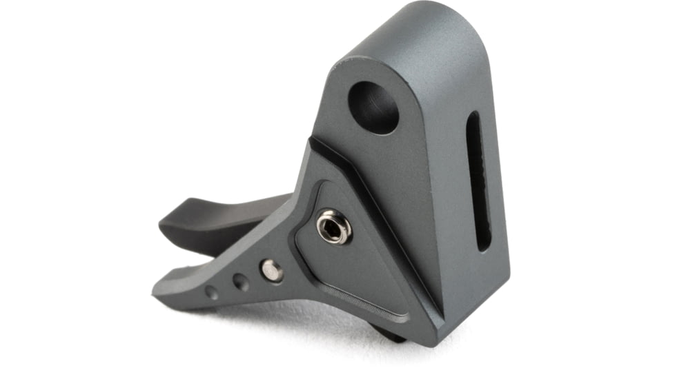 The Gun Company Gen 3/4 SS Trigger, Gray Shoe, Black Safety, TGC-SS-TRG-GRY-BLK