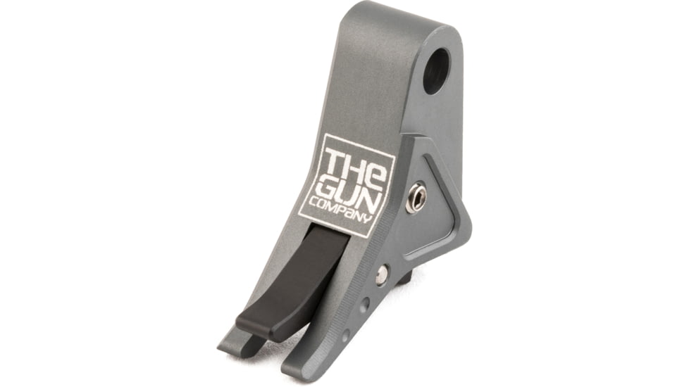 The Gun Company Gen 3/4 SS Trigger, Gray Shoe, Black Safety, TGC-SS-TRG-GRY-BLK
