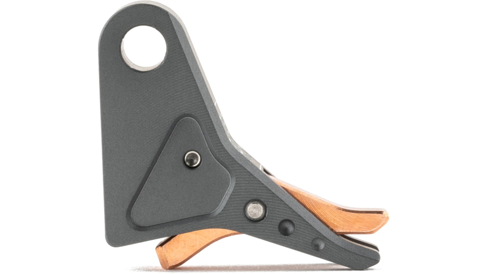 The Gun Company Gen 3/4 SS Trigger, Gray Shoe, Copper Safety, TGC-SS-TRG-GRY-CPR
