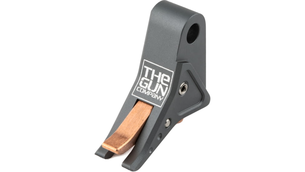 The Gun Company Gen 3/4 SS Trigger, Gray Shoe, Copper Safety, TGC-SS-TRG-GRY-CPR