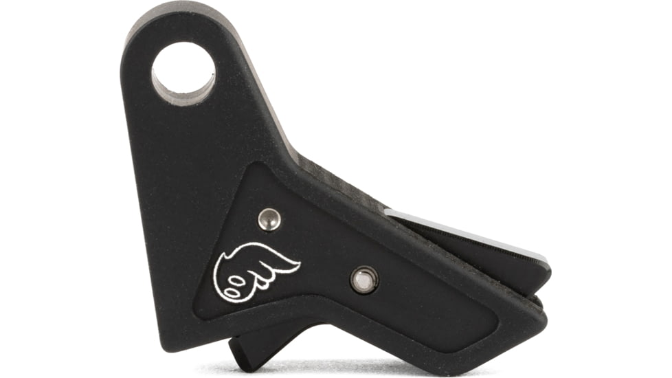 The Gun Company Gen 3/4 TWP Trigger, Black Shoe, Black Safety, TWP-TRG-BLK-BLK