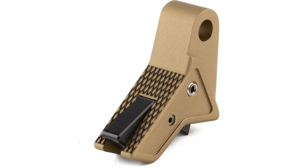 The Gun Company Gen 3/4 TWP Trigger, FDE Shoe, Black Safety, TWP-TRG-FDE-BLK