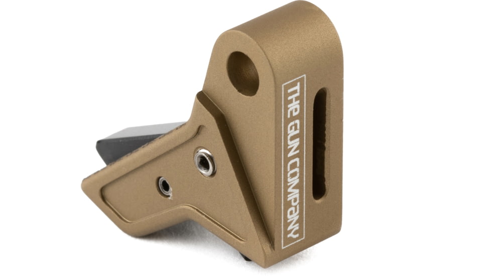 The Gun Company Gen 3/4 TWP Trigger, FDE Shoe, Black Safety, TWP-TRG-FDE-BLK