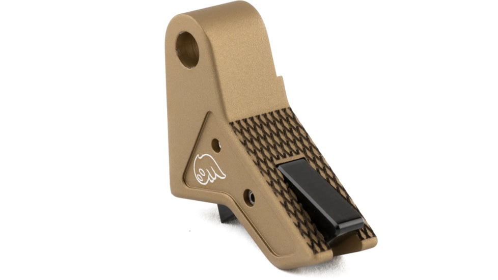 The Gun Company Gen 3/4 TWP Trigger, FDE Shoe, Black Safety, TWP-TRG-FDE-BLK
