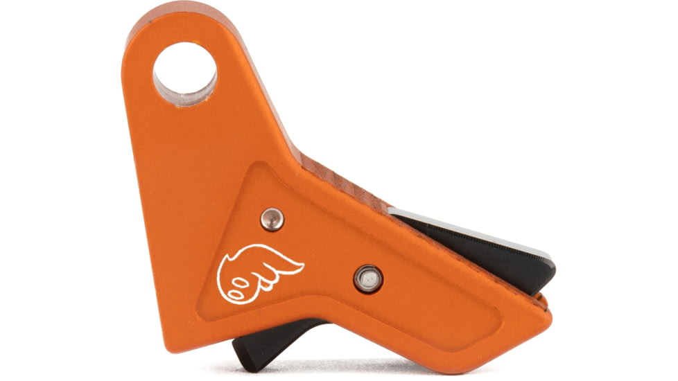 The Gun Company Gen 3/4 TWP Trigger, Orange Shoe, Black Safety, TWP-TRG-ORG-BLK