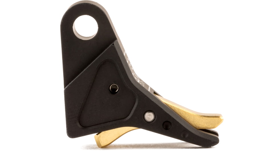 The Gun Company Gen 5 SS Trigger, Black Shoe, Brass Safety, TGC-G5SS-TRG-BLK-BRS