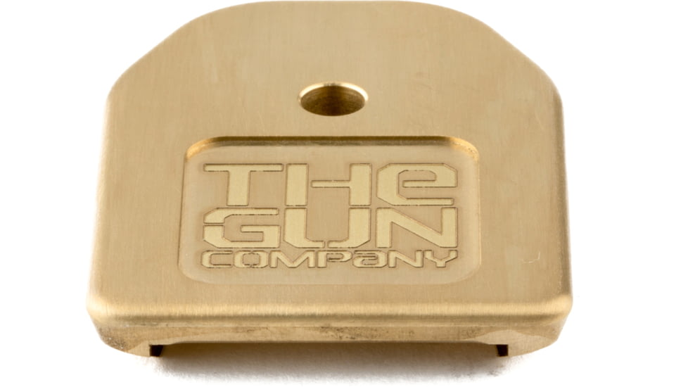 The Gun Company Magazine Basepad 2 for Glock, Brass, TGC-GLK-B2-BRS