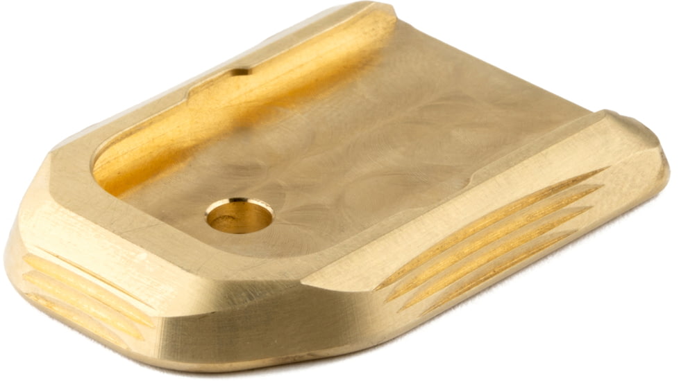 The Gun Company Magazine Basepad 2 for Glock, Brass, TGC-GLK-B2-BRS