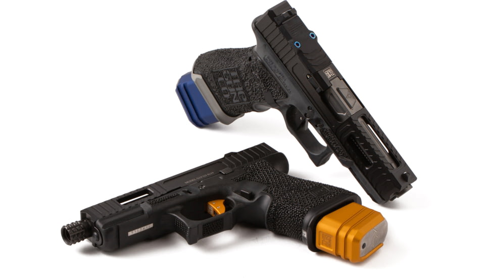 The Gun Company The Gun Co +5 Magazine Extension for Glock 19, Blue, TGCGBP195BLU-5RD