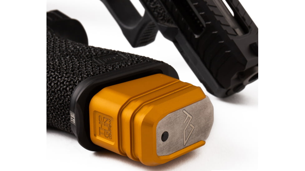 The Gun Company The Gun Co +5 Magazine Extension for Glock 19, Gold, TGCGBP195GLD