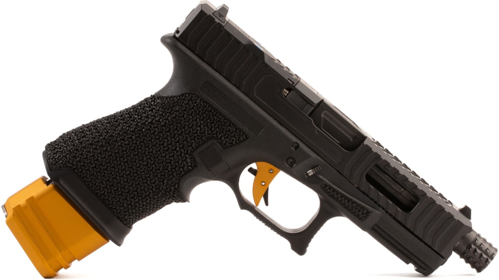 The Gun Company The Gun Co +5 Magazine Extension for Glock 19, Gold, TGCGBP195GLD