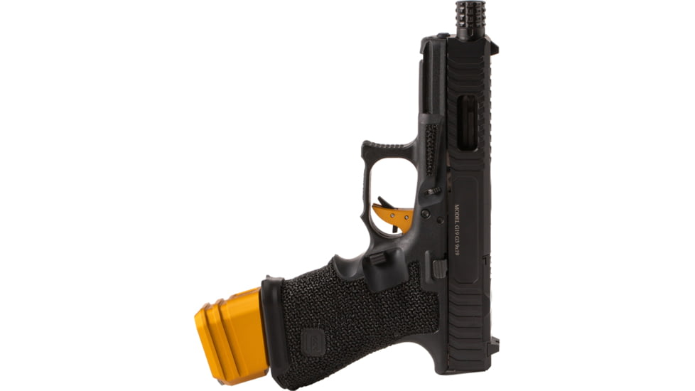 The Gun Company The Gun Co +5 Magazine Extension for Glock 19, Gold, TGCGBP195GLD